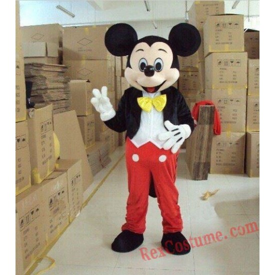 2019 High Qaulity Mickey Mouse Mascot Costume Adult Size Halloween Party Dress