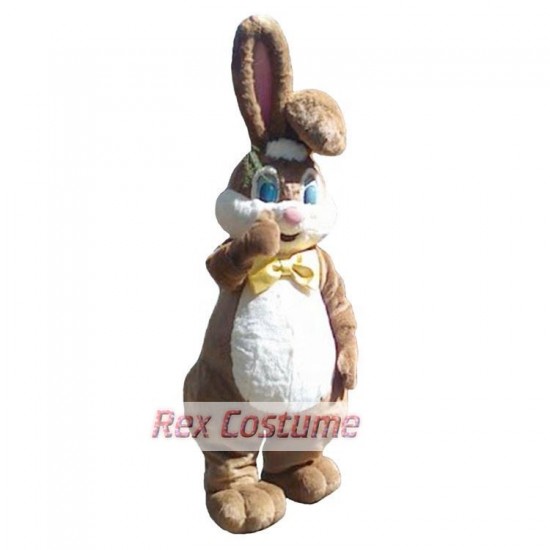 Easter Brown Bunny / Rabbit Mascot Costume