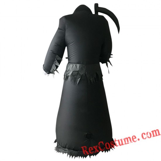 Halloween Inflatable Death Grim Reaper Blow Up Party Decor