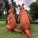 Adult / Kids Inflatable Kangaroo Costumes Blow Up
