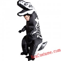 Skeleton Dinosaur Inflatable Costume T-rex Costume Adults