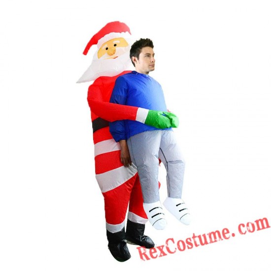 Christmas Santa Claus Inflatable Costume Adult