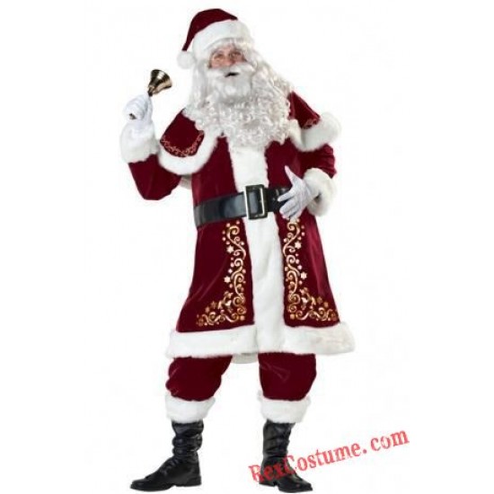 Christmas Santa Claus Costume Santa Suit