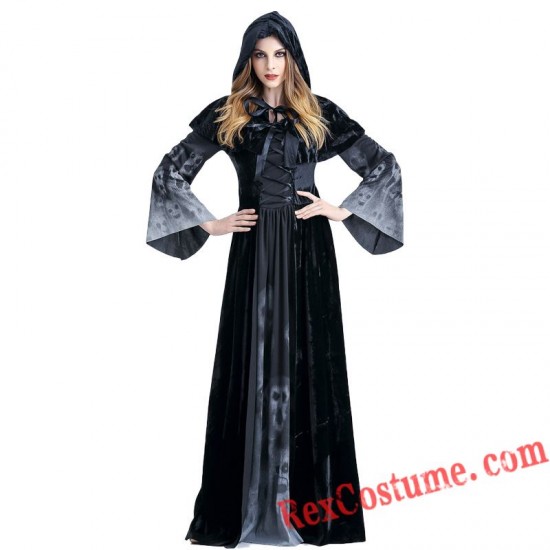 Halloween Reaper Skull Women Dress
