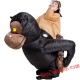 Black Orangutan Monkey Inflatable Blow Up Costume