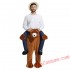 Adult Piggyback Ride On Carry Me bear Mascot costume