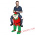 Adult Piggyback Ride On Carry Me ELF Mascot costume