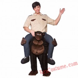 Adult Piggyback Ride On Carry Me Chimpanzee Mascot costume