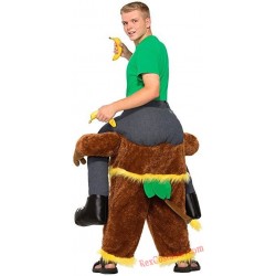 Adult Piggyback Ride On Carry Me Gorilla Mascot costume