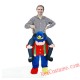 Adult Piggyback Ride On Carry Me Clown Mascot costume