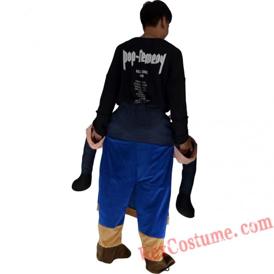 Adult Piggyback Ride On Carry Me devil Mascot costume