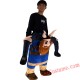 Adult Piggyback Ride On Carry Me devil Mascot costume